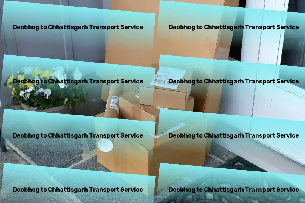 Deobhog to Chhattisgarh Courier And Parcel Full-load goods shipment